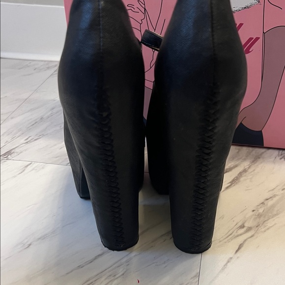 Jeffrey Campbell Black Platform Mary Janes - Picture 4 of 5